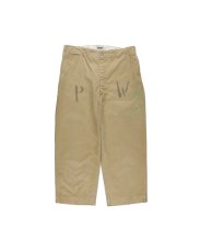 画像1: BOW WOW  PW 41 KHAKI TROUSERS AGED (1)