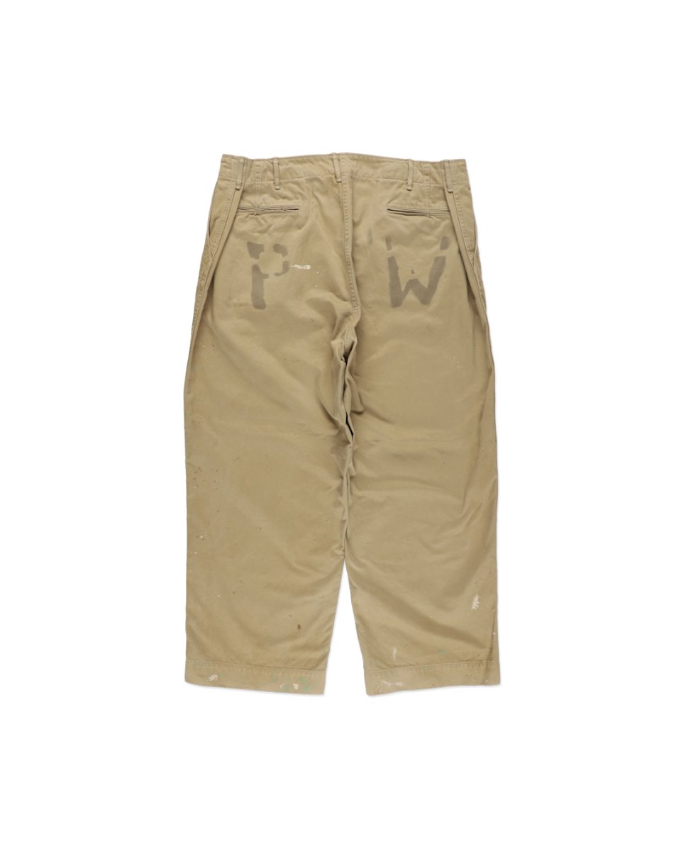 画像2: BOW WOW  PW 41 KHAKI TROUSERS AGED (2)