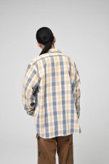 画像33: BOW WOW  UNIQUE POCKET CHECKED FLANNEL SHIRT AGED (33)