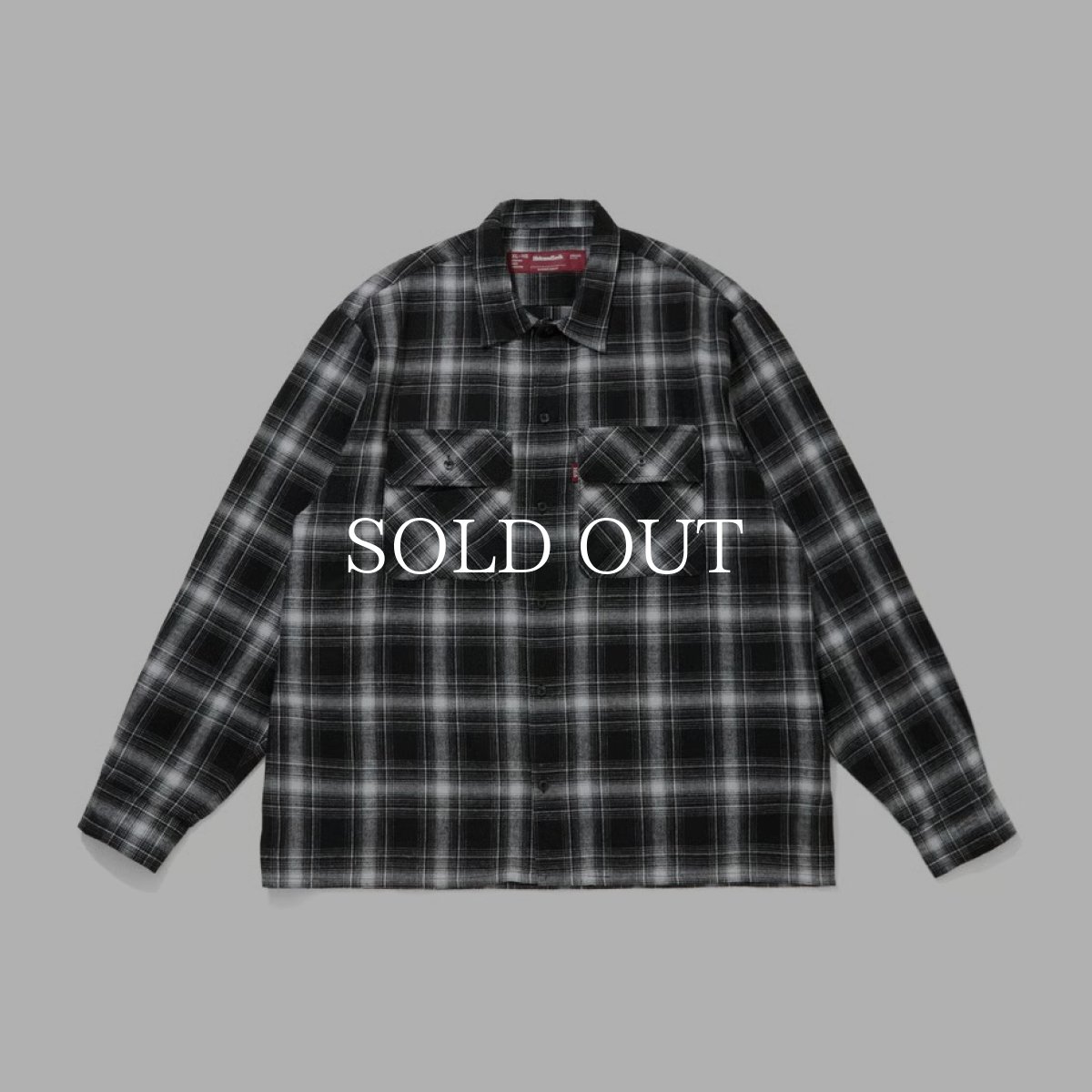 画像1: HideandSeek  Ombre Check L/S Shirt (1)