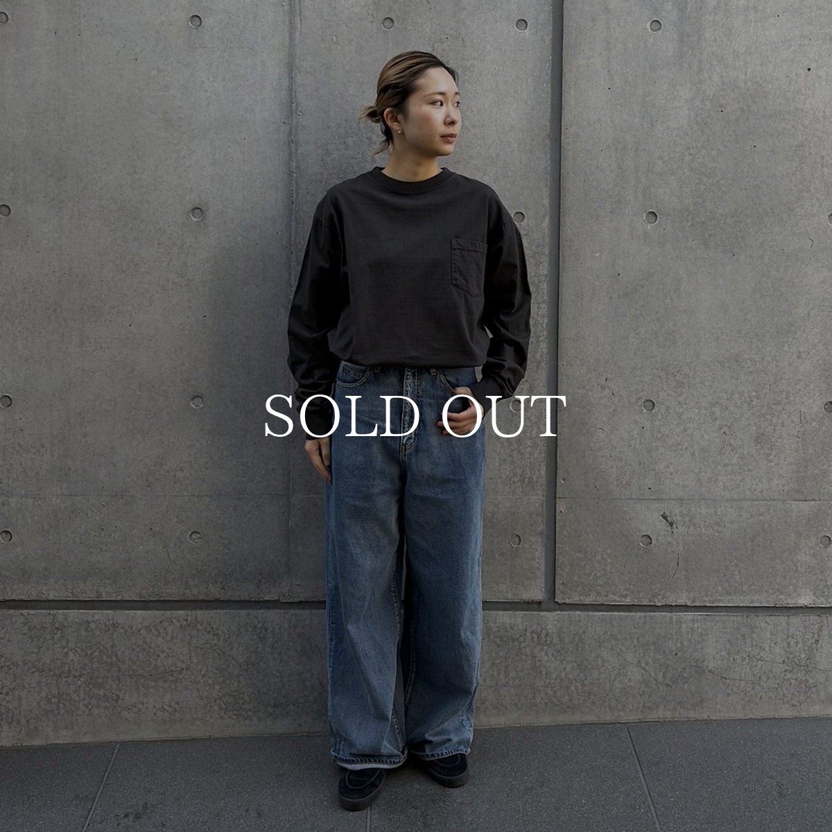 画像10: STANDARD CALIFORNIA  SD Heavyweight Pocket Long Sleeve T Vintage Wash (10)