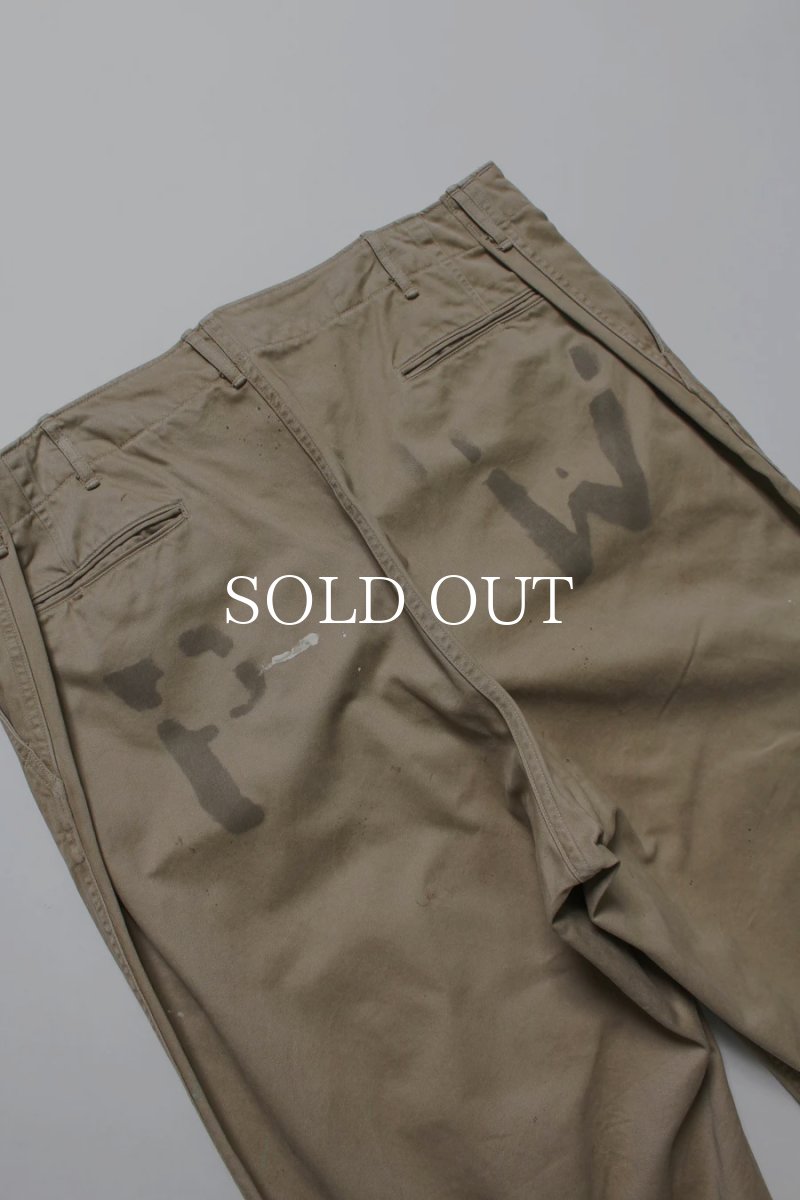 画像22: BOW WOW  PW 41 KHAKI TROUSERS AGED (22)