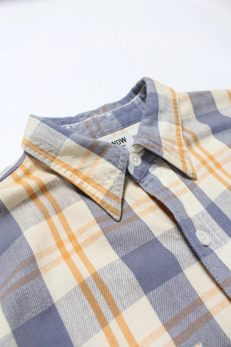 画像9: BOW WOW  UNIQUE POCKET CHECKED FLANNEL SHIRT AGED (9)
