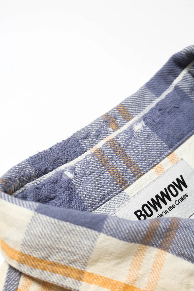 画像10: BOW WOW  UNIQUE POCKET CHECKED FLANNEL SHIRT AGED (10)