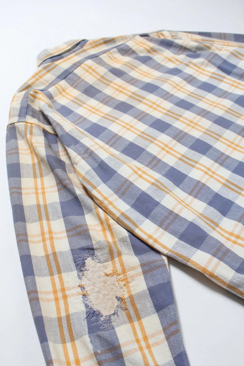 画像25: BOW WOW  UNIQUE POCKET CHECKED FLANNEL SHIRT AGED (25)