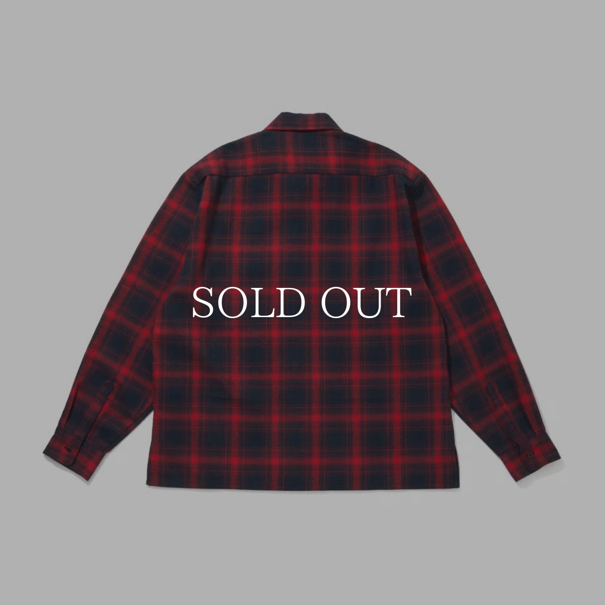 画像4: HideandSeek  Ombre Check L/S Shirt (4)
