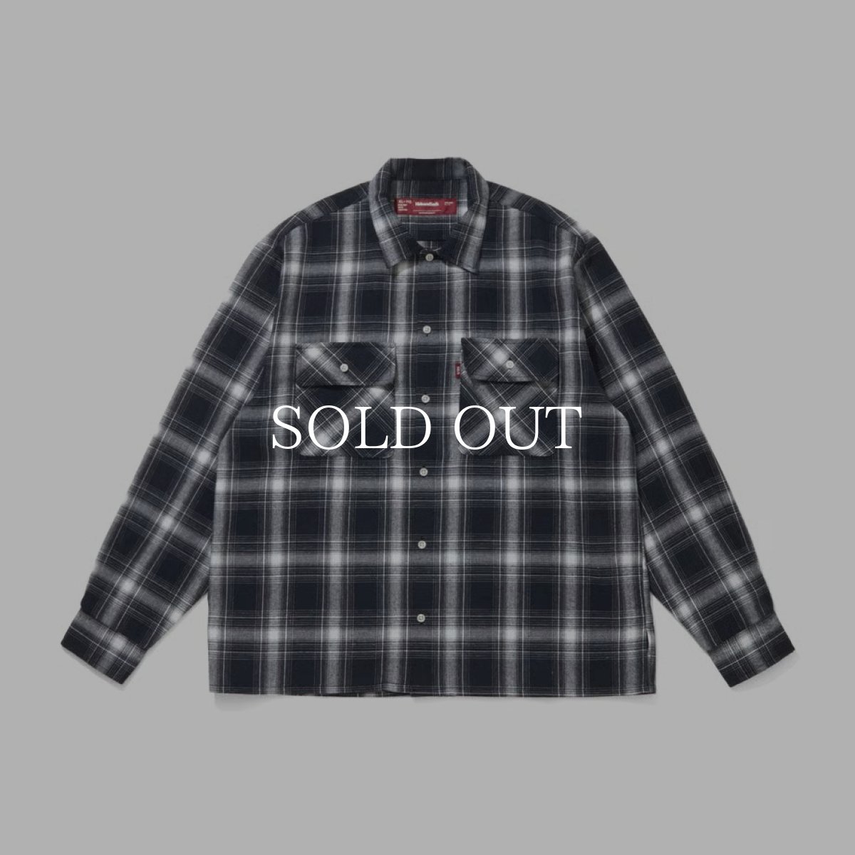 画像2: HideandSeek  Ombre Check L/S Shirt (2)