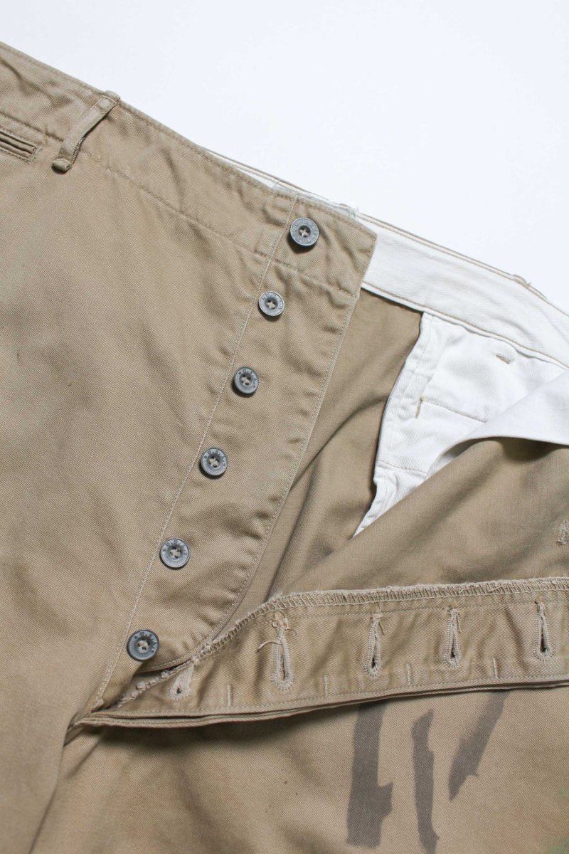 画像11: BOW WOW  PW 41 KHAKI TROUSERS AGED (11)