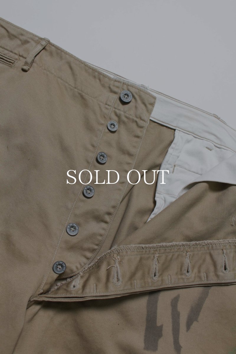 画像11: BOW WOW  PW 41 KHAKI TROUSERS AGED (11)