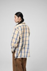 画像34: BOW WOW  UNIQUE POCKET CHECKED FLANNEL SHIRT AGED (34)