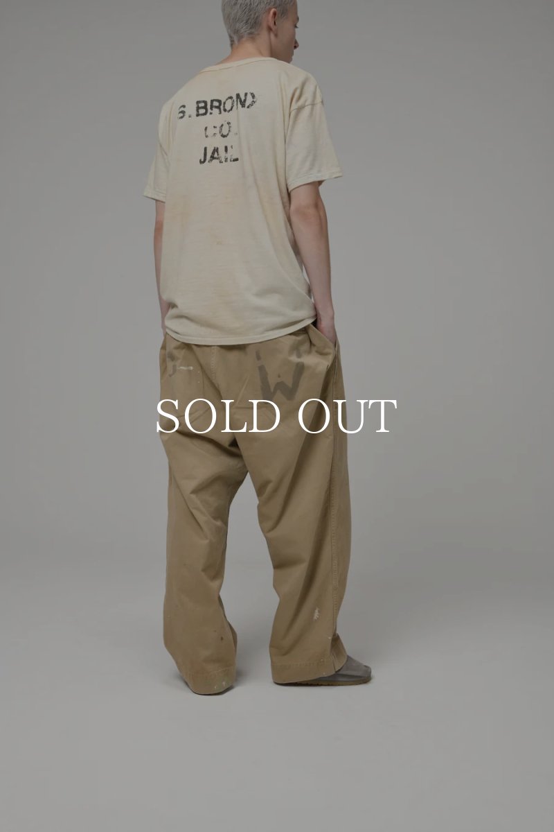 画像32: BOW WOW  PW 41 KHAKI TROUSERS AGED (32)