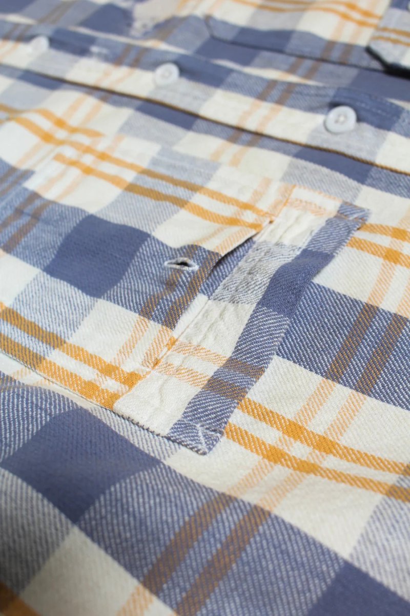 画像20: BOW WOW  UNIQUE POCKET CHECKED FLANNEL SHIRT AGED (20)