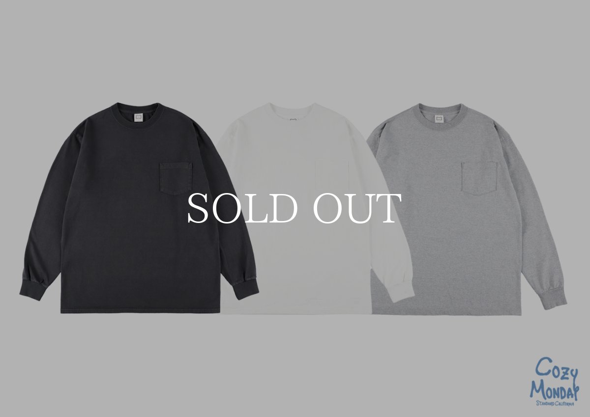 画像1: STANDARD CALIFORNIA  SD Heavyweight Pocket Long Sleeve T Vintage Wash (1)