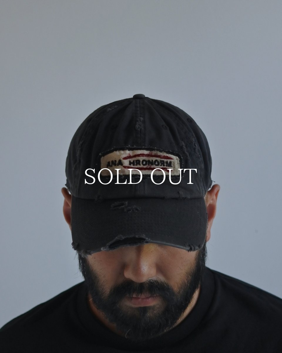 画像2: ANACHRONORM  DISTRESSED PATCH 6PANEL CAP (2)