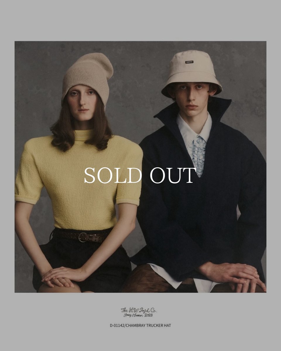 画像20: THE H.W.DOG&CO.  CHAMBRAY TRUCKER  HAT (20)