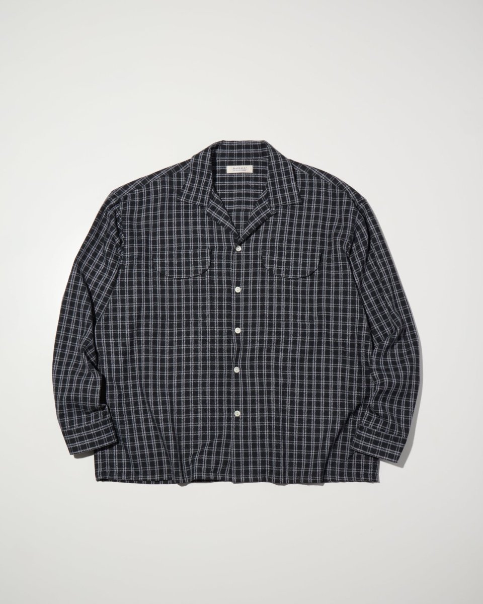 画像1: RADIALL  SHOEBOX - OPEN COLLARED SHIRT L/S (1)