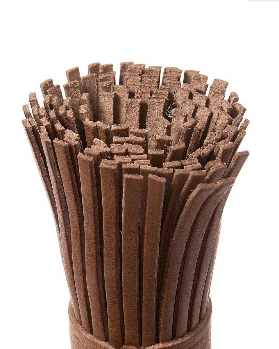 画像6: hobo  TASSEL KEY RING with HORSE LEATHER (6)