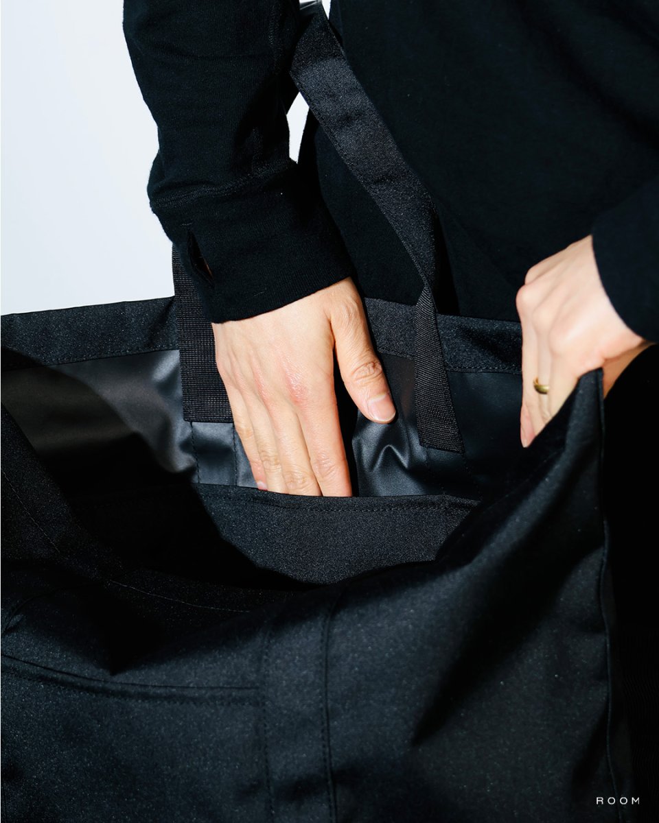 画像5: hobo  TOTE BAG POLYESTER OXFORD CORDURA® with PIG SUEDE (5)