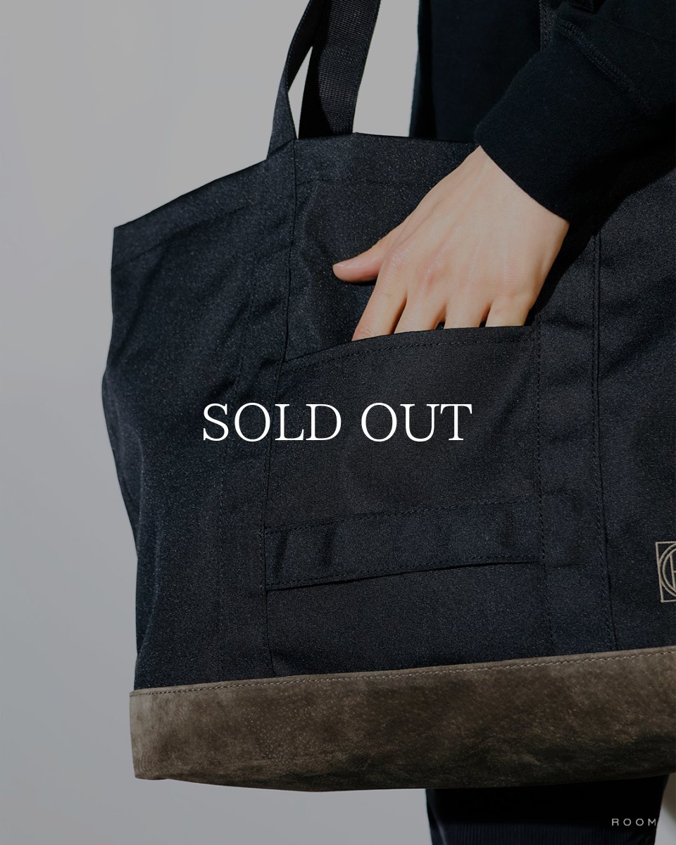 画像4: hobo  TOTE BAG POLYESTER OXFORD CORDURA® with PIG SUEDE (4)