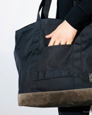 画像4: hobo  TOTE BAG POLYESTER OXFORD CORDURA® with PIG SUEDE (4)