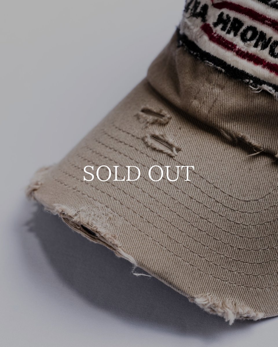 画像13: ANACHRONORM  DISTRESSED PATCH 6PANEL CAP (13)