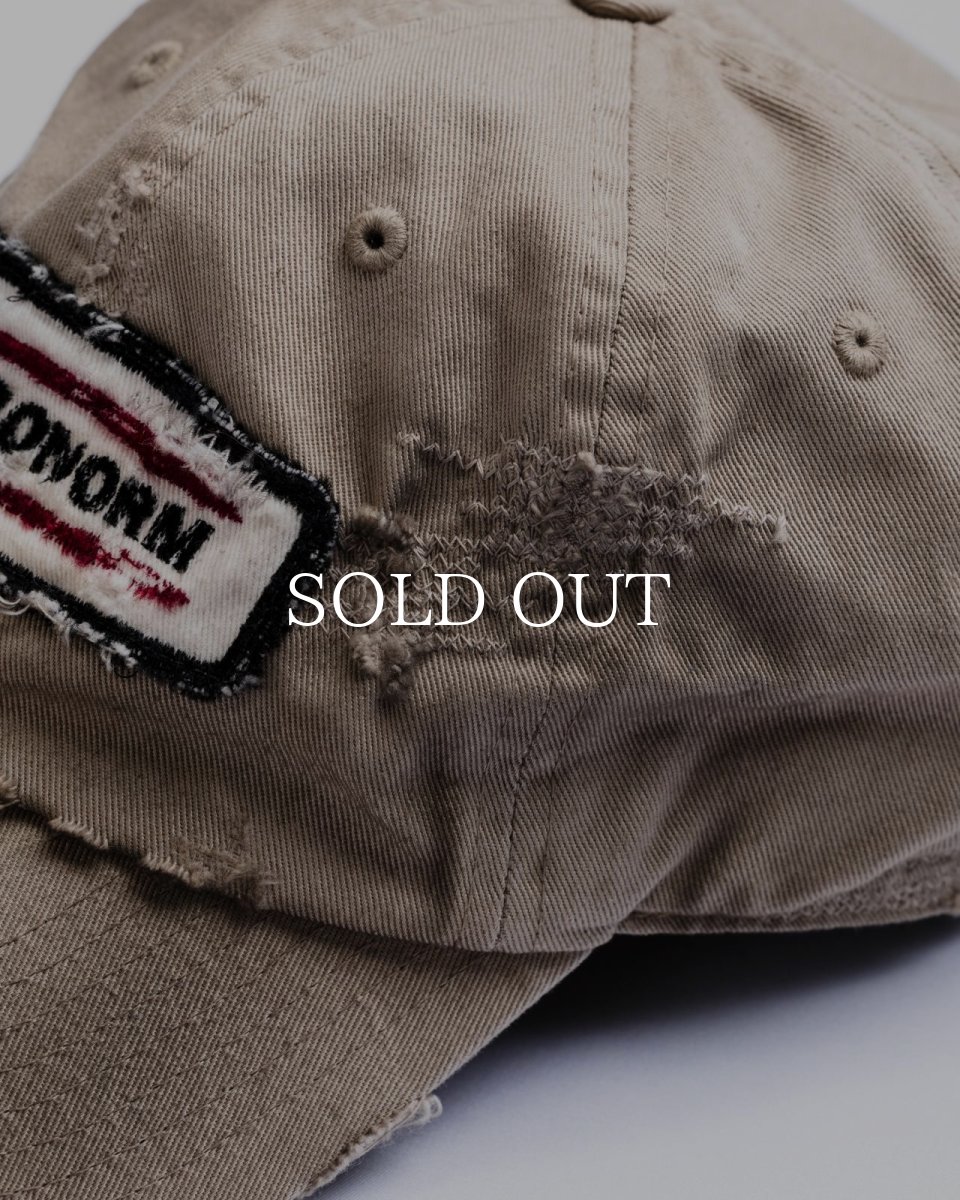 画像14: ANACHRONORM  DISTRESSED PATCH 6PANEL CAP (14)