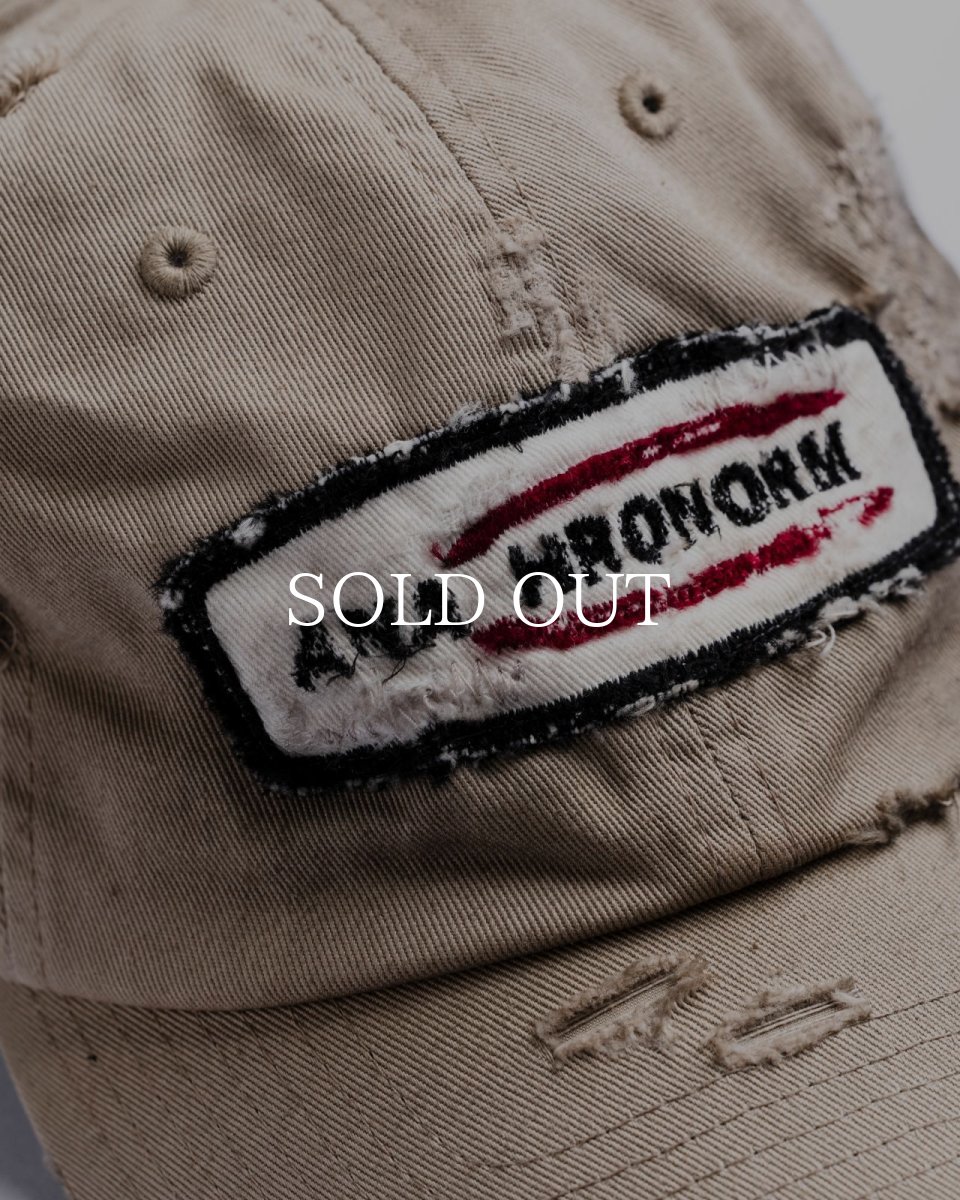 画像12: ANACHRONORM  DISTRESSED PATCH 6PANEL CAP (12)