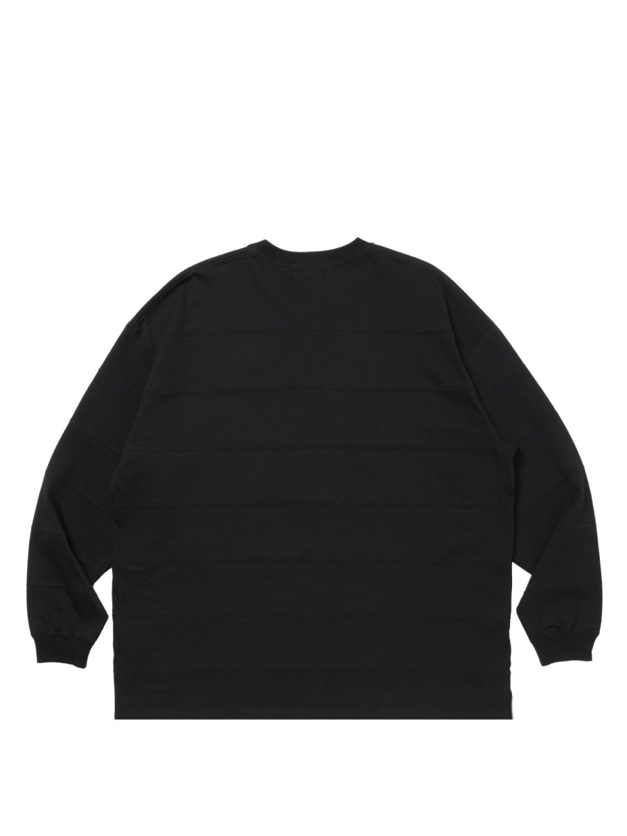 画像2: COOTIE   Plaited Jersey Paneling Border L/S Tee (2)