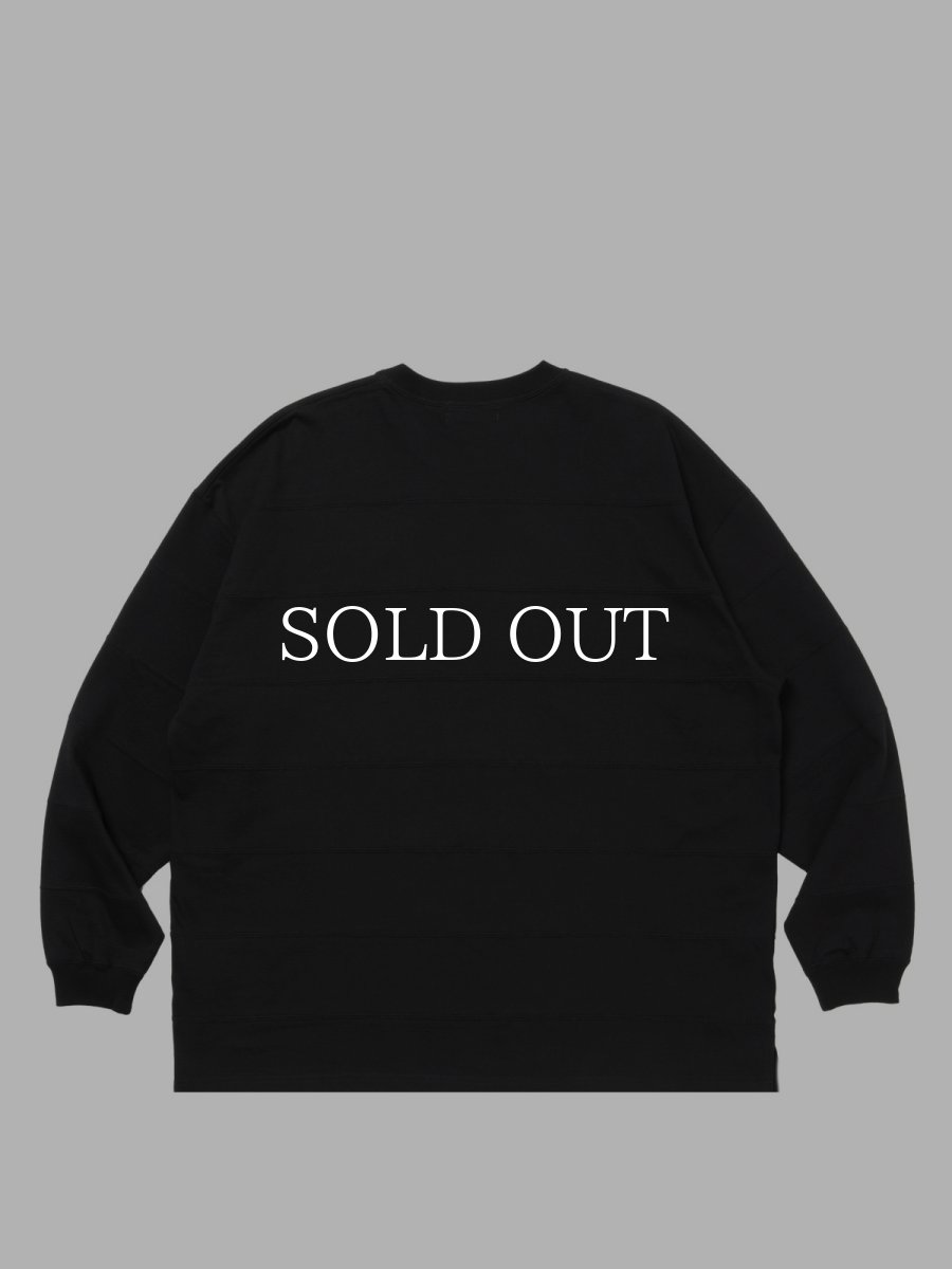 画像2: COOTIE PRODUCTIONS   Plaited Jersey Paneling Border L/S Tee (2)