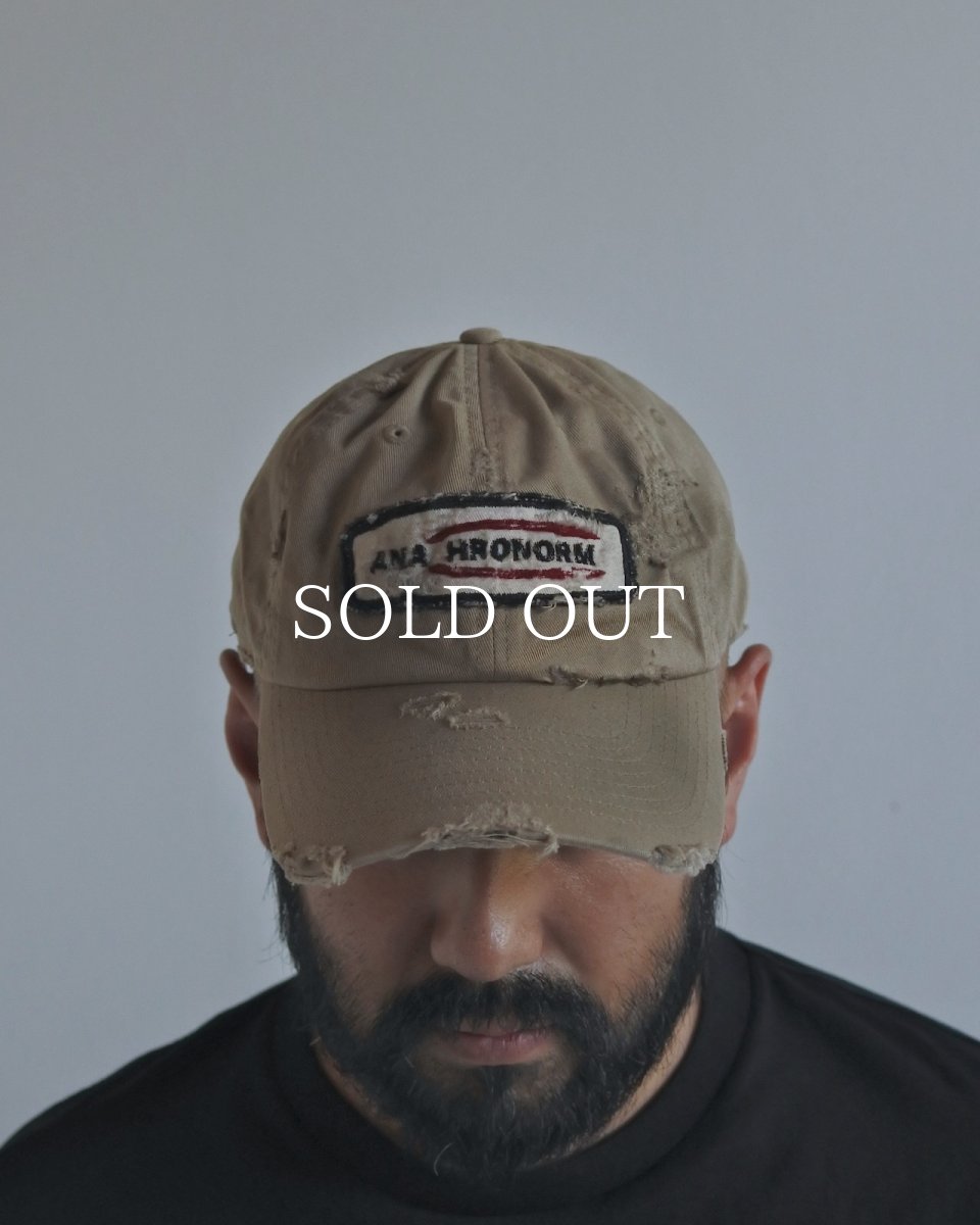 画像10: ANACHRONORM  DISTRESSED PATCH 6PANEL CAP (10)