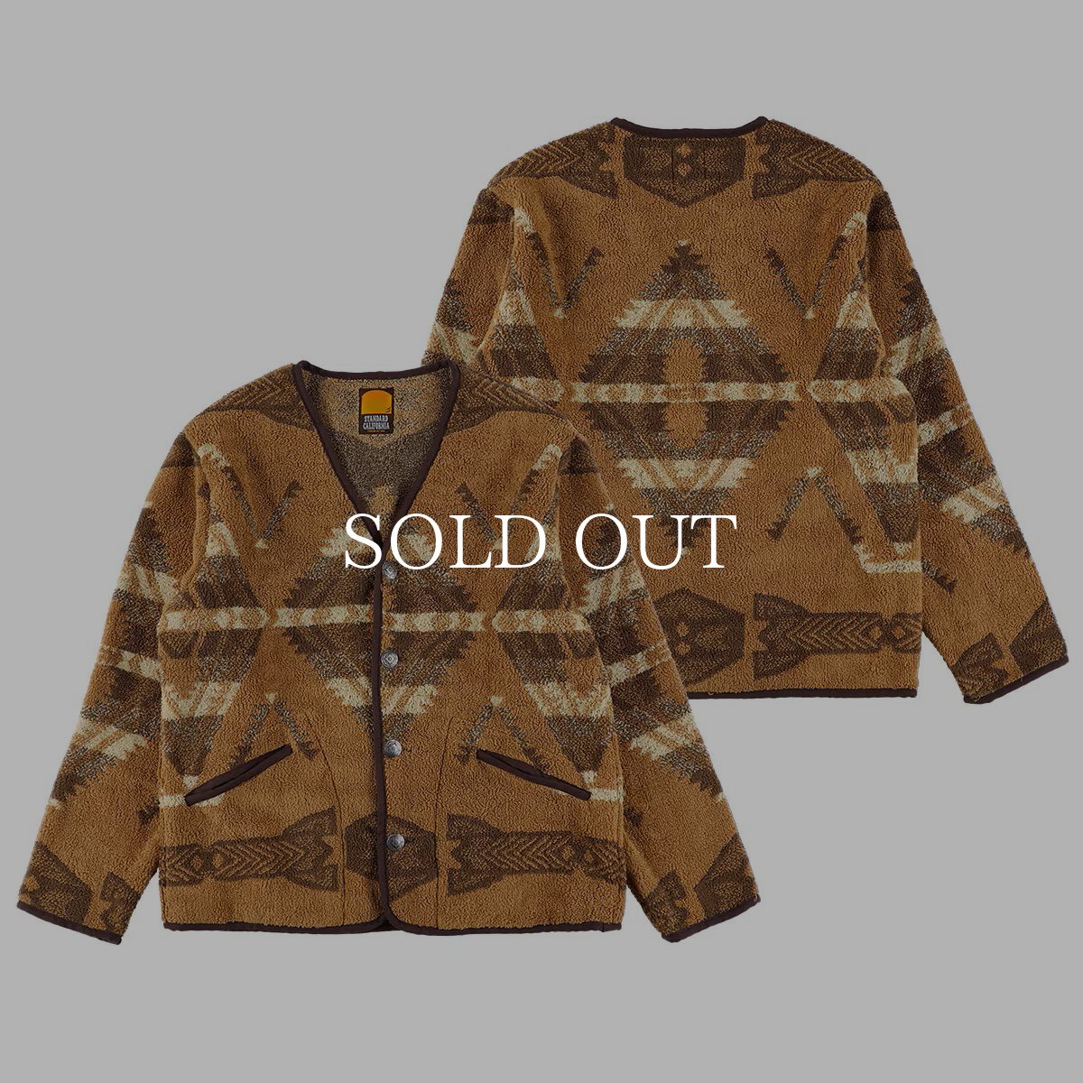 画像1: STANDARD CALIFORNIA  SD Native Pile Jacket (1)