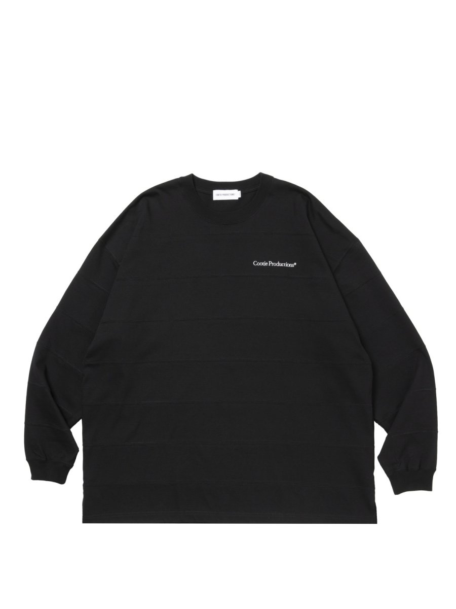 画像1: COOTIE   Plaited Jersey Paneling Border L/S Tee (1)