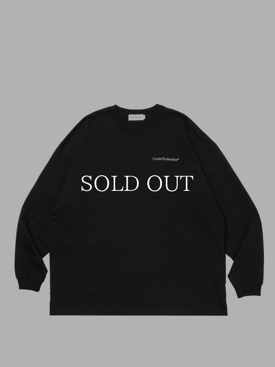 画像1: COOTIE PRODUCTIONS   Plaited Jersey Paneling Border L/S Tee (1)