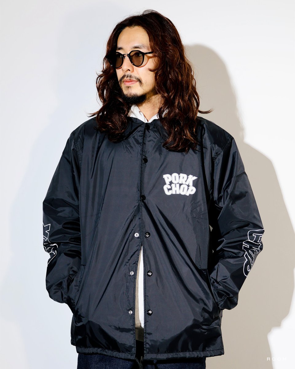 画像4: PORKCHOP GARAGE SUPPLY  WP BIG LOGO COACH JKT (4)