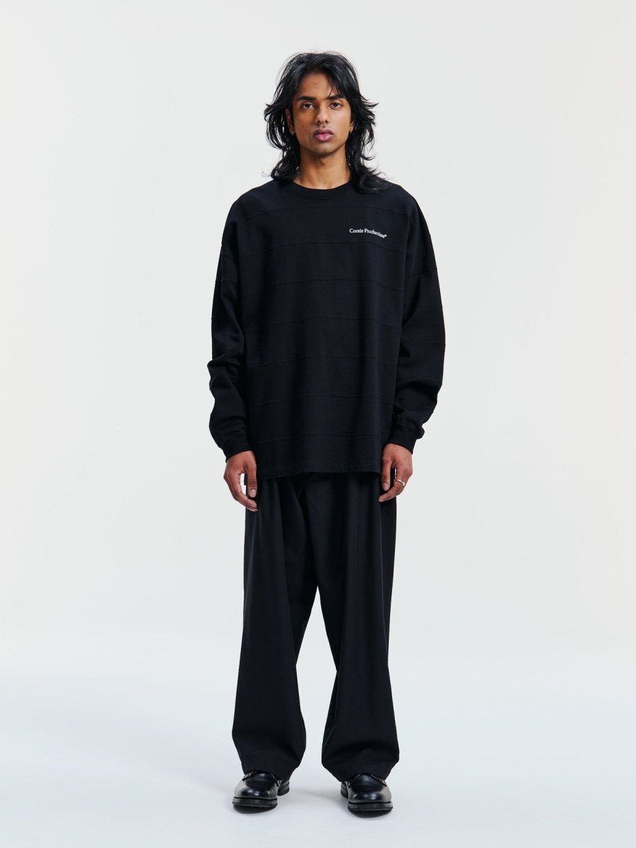 画像8: COOTIE   Plaited Jersey Paneling Border L/S Tee (8)