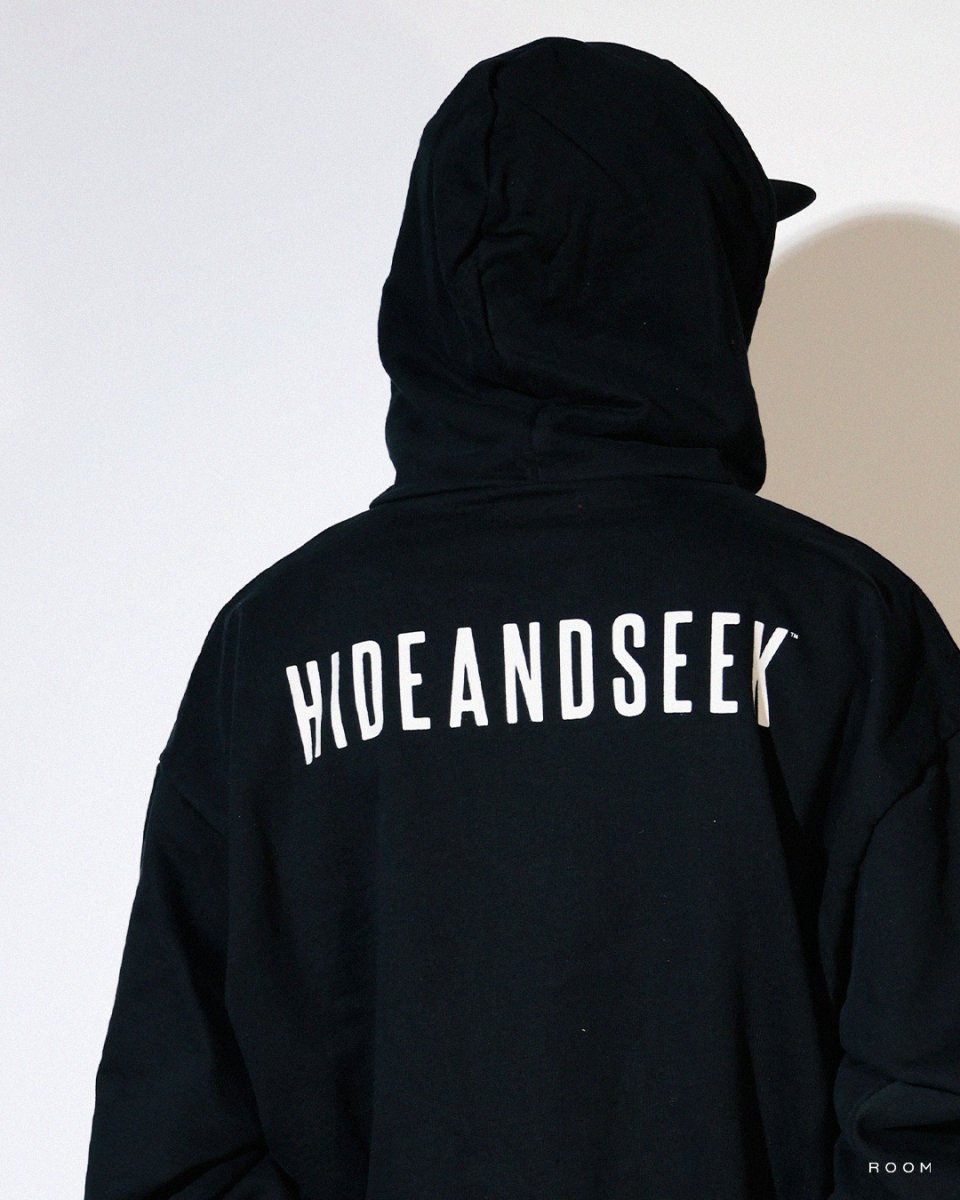 画像7: HideandSeek  Logo Zip Hooded Sweat Shirt (7)