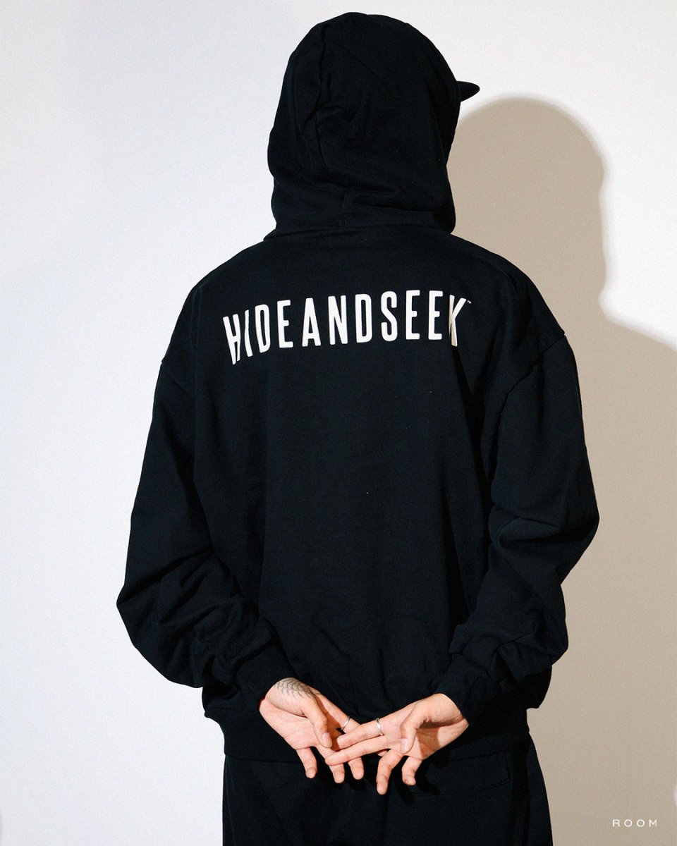 画像6: HideandSeek  Logo Zip Hooded Sweat Shirt (6)