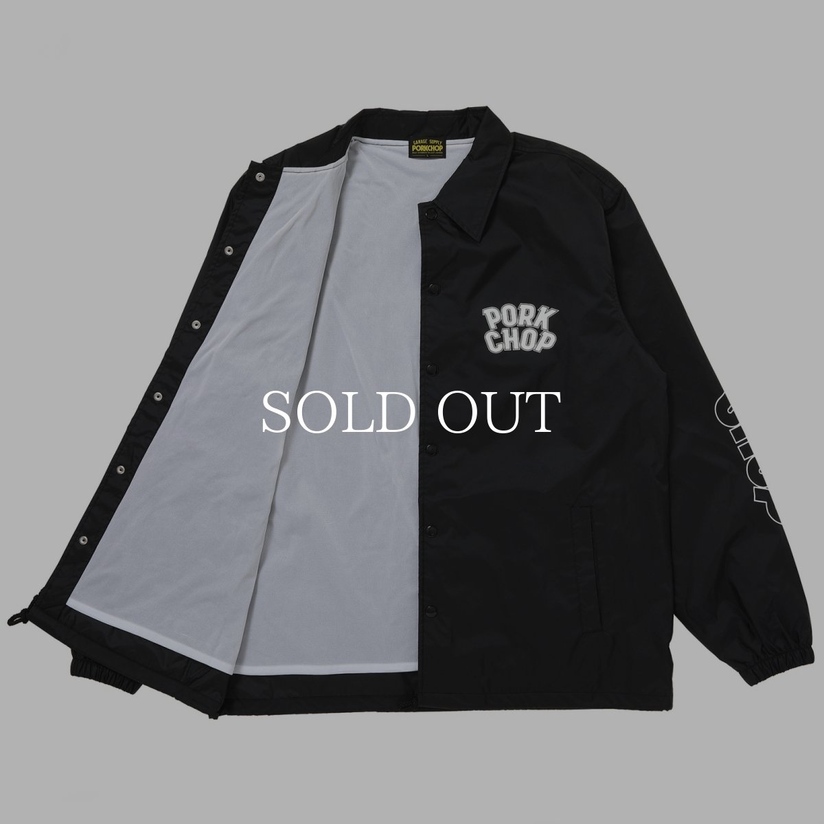 画像3: PORKCHOP GARAGE SUPPLY  WP BIG LOGO COACH JKT (3)