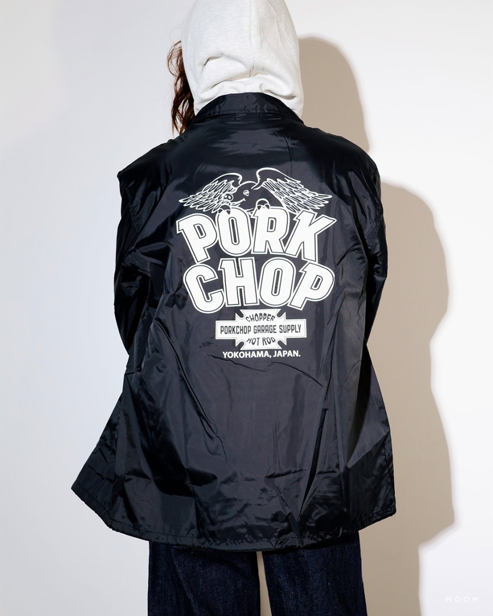 画像5: PORKCHOP GARAGE SUPPLY  WP BIG LOGO COACH JKT (5)