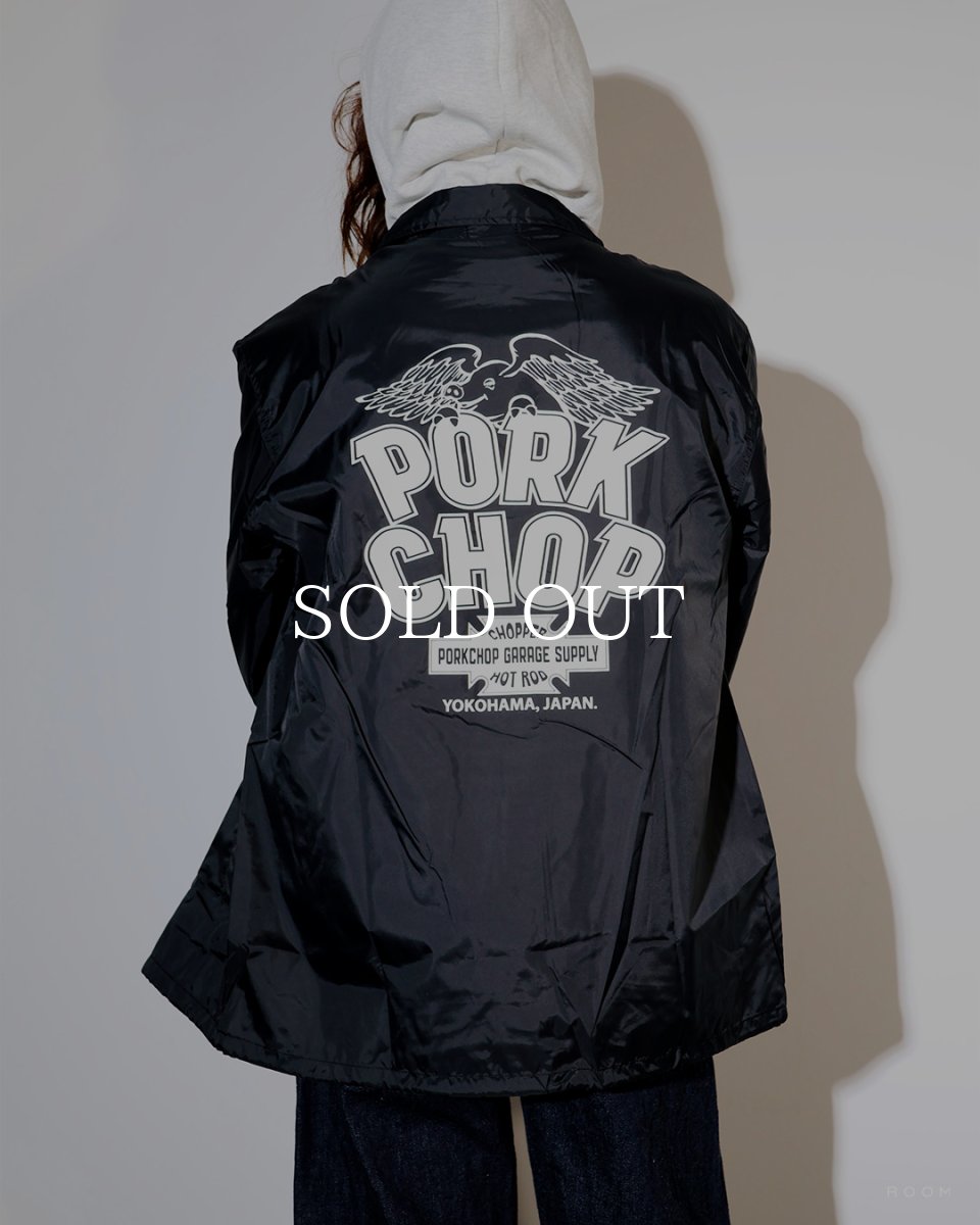 画像5: PORKCHOP GARAGE SUPPLY  WP BIG LOGO COACH JKT (5)