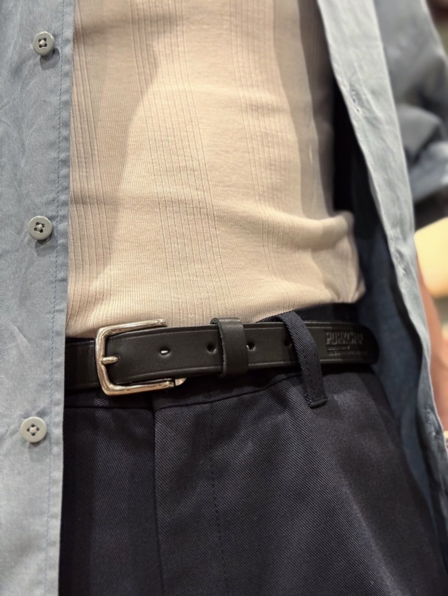 画像2: PORKCHOP GARAGE SUPPLY  LEATHER BELT (2)