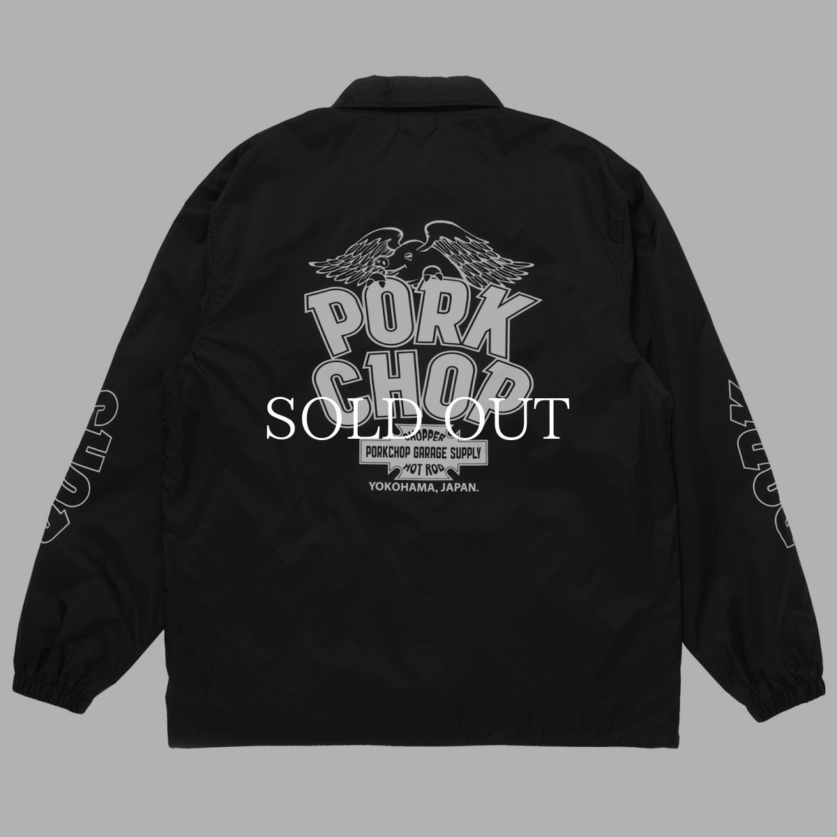 画像2: PORKCHOP GARAGE SUPPLY  WP BIG LOGO COACH JKT (2)