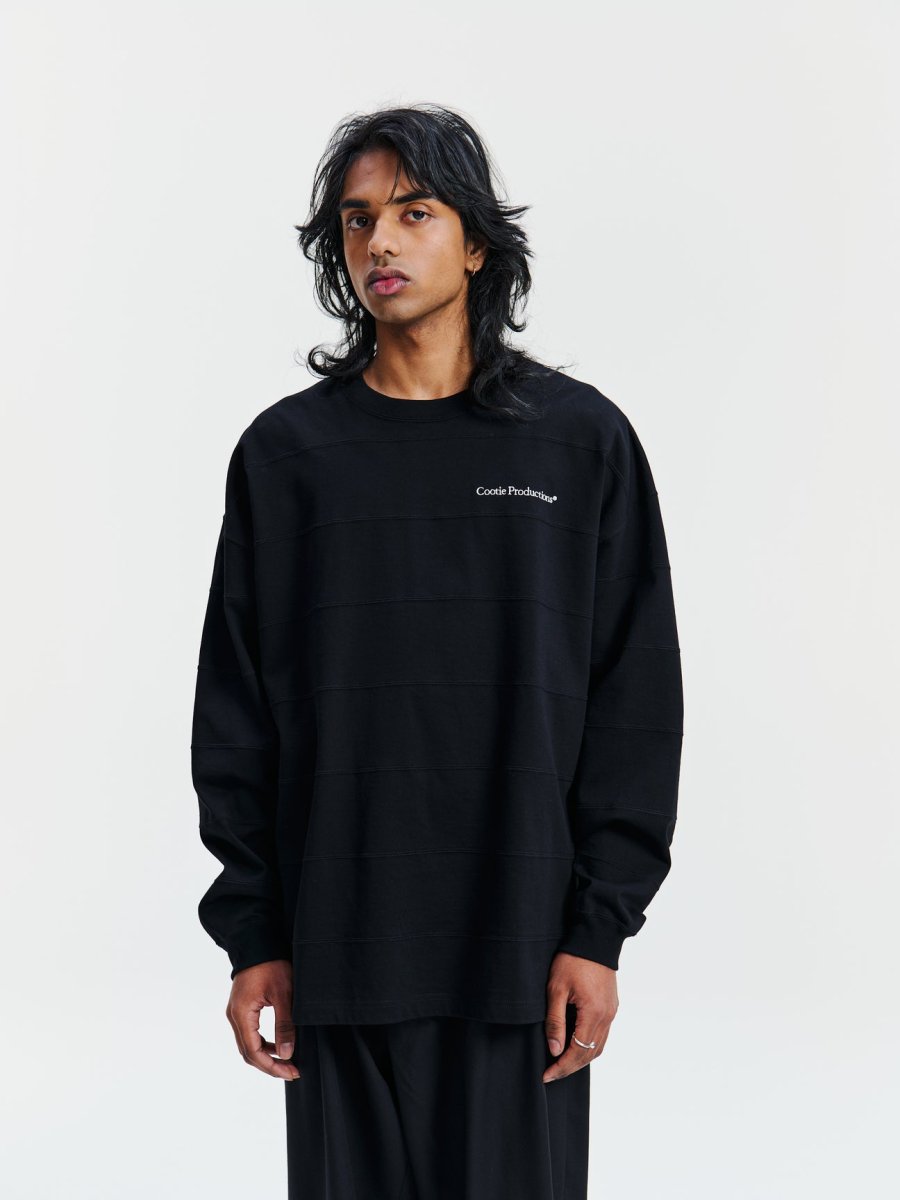 画像9: COOTIE   Plaited Jersey Paneling Border L/S Tee (9)