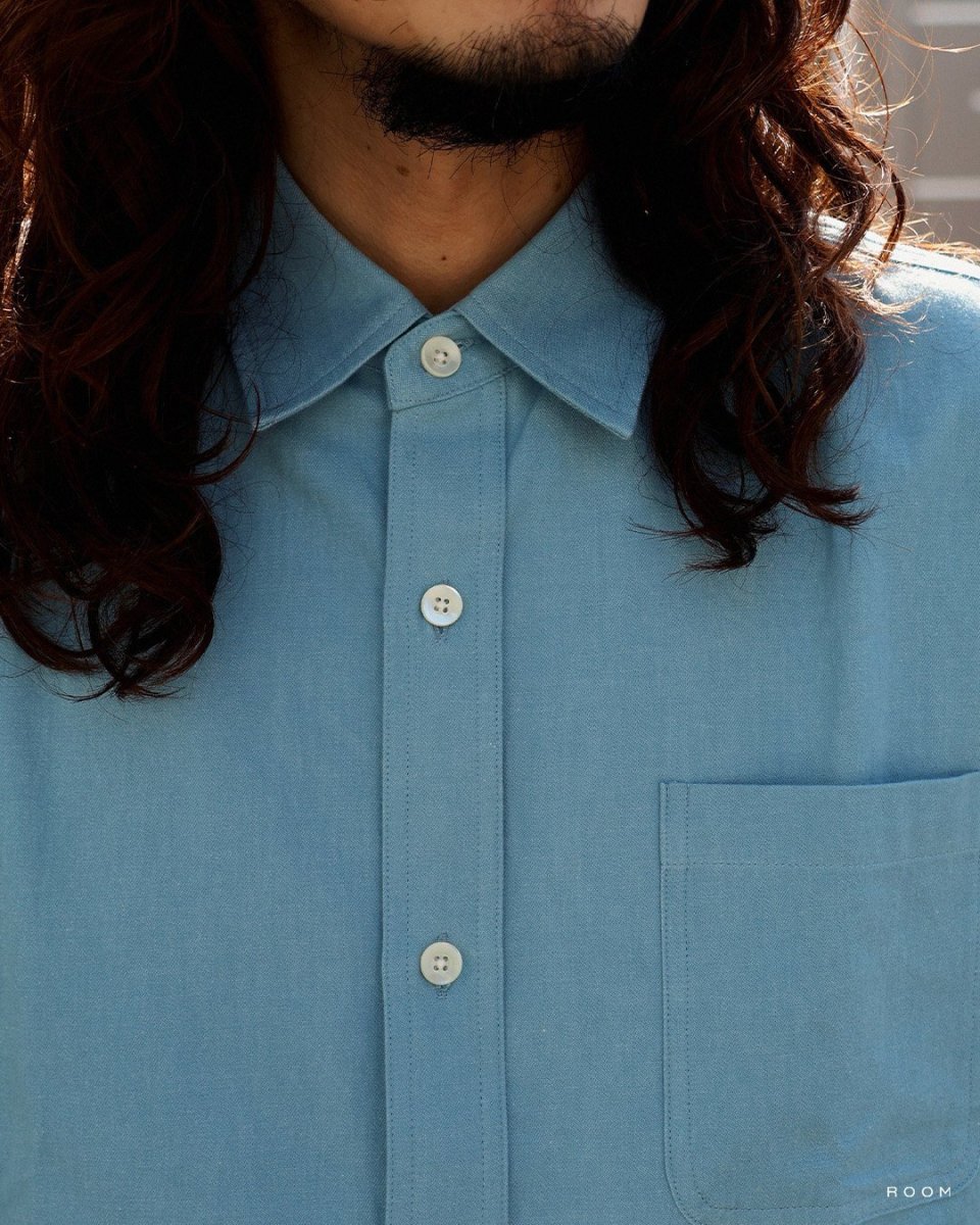 画像11: CALEE  COLOR DENIM SH (11)