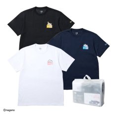 画像1: NEW ERA  3-Pack 半袖 パフォーマンス Tシャツ ちいかわ / ちいかわ・ハチワレ・うさぎ ホワイト/ブラック/ネイビー (1)