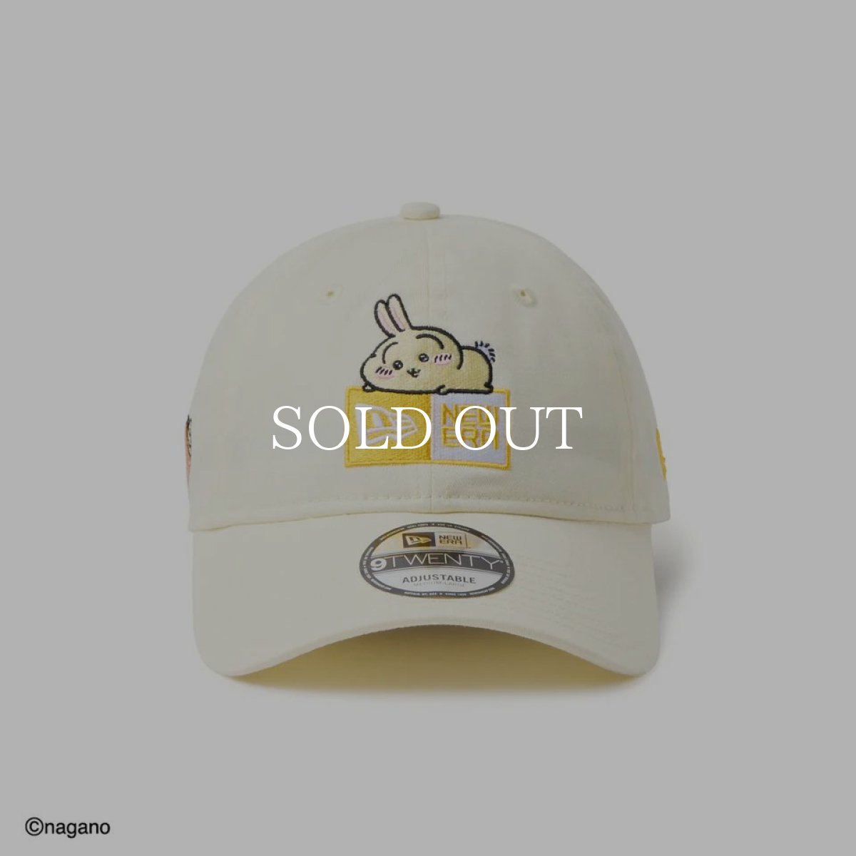 画像2: NEW ERA  9TWENTY ちいかわ / ボックスロゴ うさぎ ストーン (2)