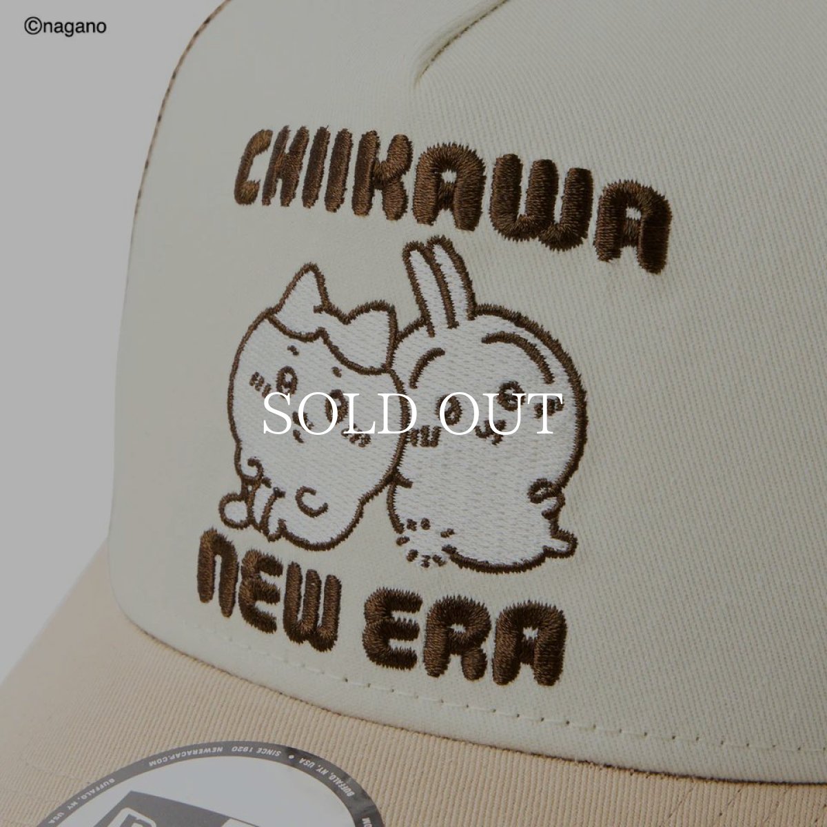 画像7: NEW ERA   9FORTY A-Frame トラッカー ちいかわ / ハチワレ・うさぎ カーキ (7)