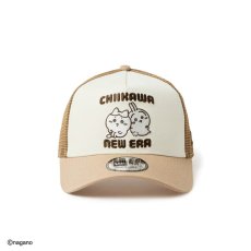画像2: NEW ERA   9FORTY A-Frame トラッカー ちいかわ / ハチワレ・うさぎ カーキ (2)