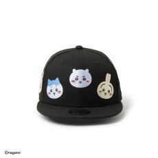 画像2: NEW ERA  キッズ Youth 9FIFTY ちいかわ / キャラALL OVER ブラック (2)