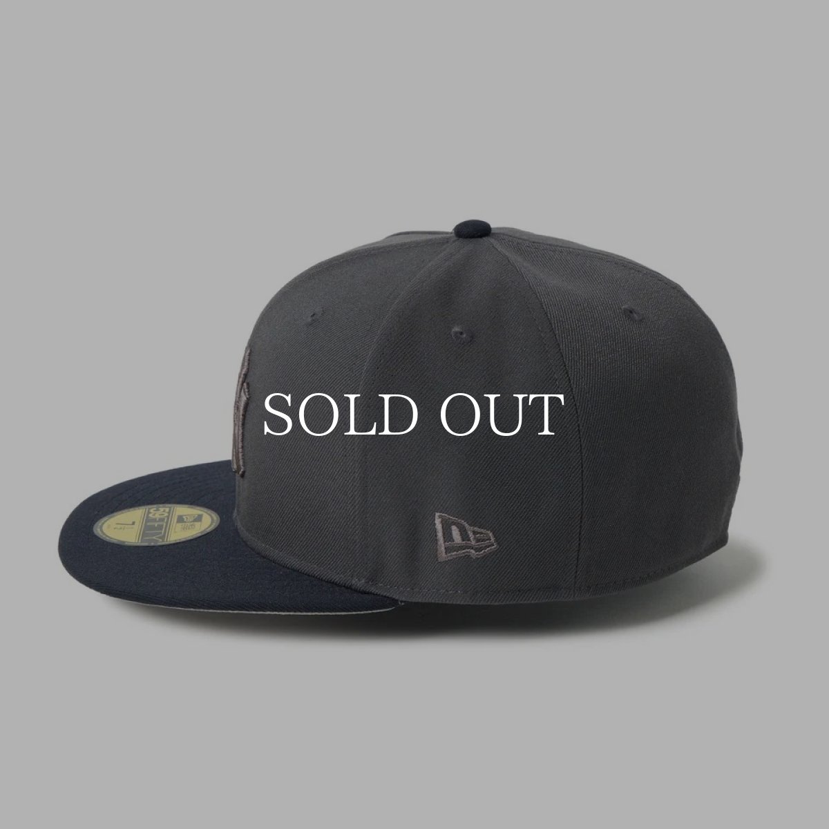 画像3: NEW ERA  59FIFTY Tonal Logo ニューヨーク・ヤンキース ダークグラファイト/ネイビー (3)